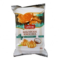 Купить Печенье сдобное бельгийское кокосовое пирамидки LeKras без глютена в Москве