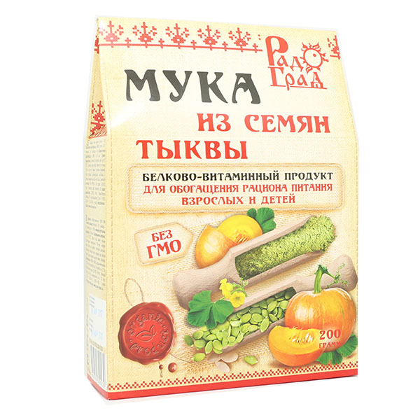 Купить Мука из семян тыквы РадоГрад