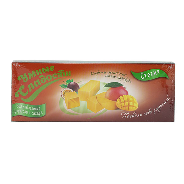 Купить Конфеты желейные манго-маракуйя Умные сладости