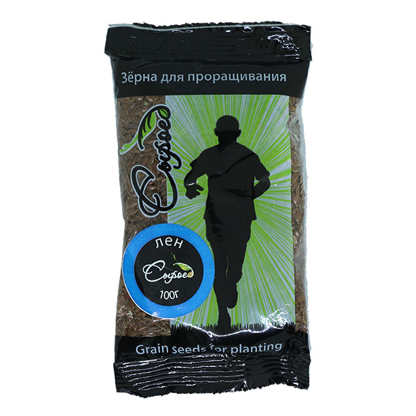 Купить семена льна для проращивания Grain seeds for panting Сыроед Гарнец без глютена в Москве