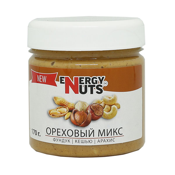 Купить Ореховый микс Energy nuts фундук - кешью - арахис