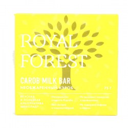 Купить Шоколад необжаренный кэроб Carob milk bar Royal Forest