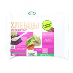 Купить Хлебцы амарантовые Di&Di без глютена в Москве