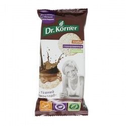 Купить Хлебцы рисовые c темным шоколадом Dr. Korner без глютена