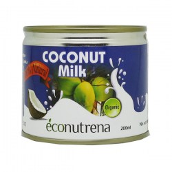 Купить 100% Органическое кокосовое молоко, жирность 17% Econutrena