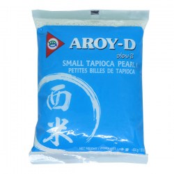 Купить Тапиока в шариках (маленькие) Tapioca Pearl small (white) Aroy-D без глютена в Москве